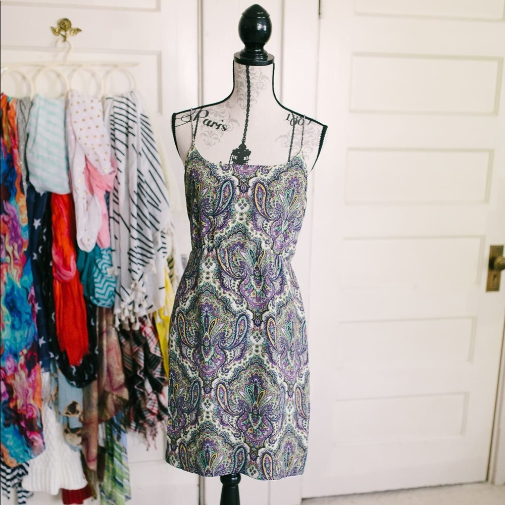 J.Crew Paisley Midi Dress